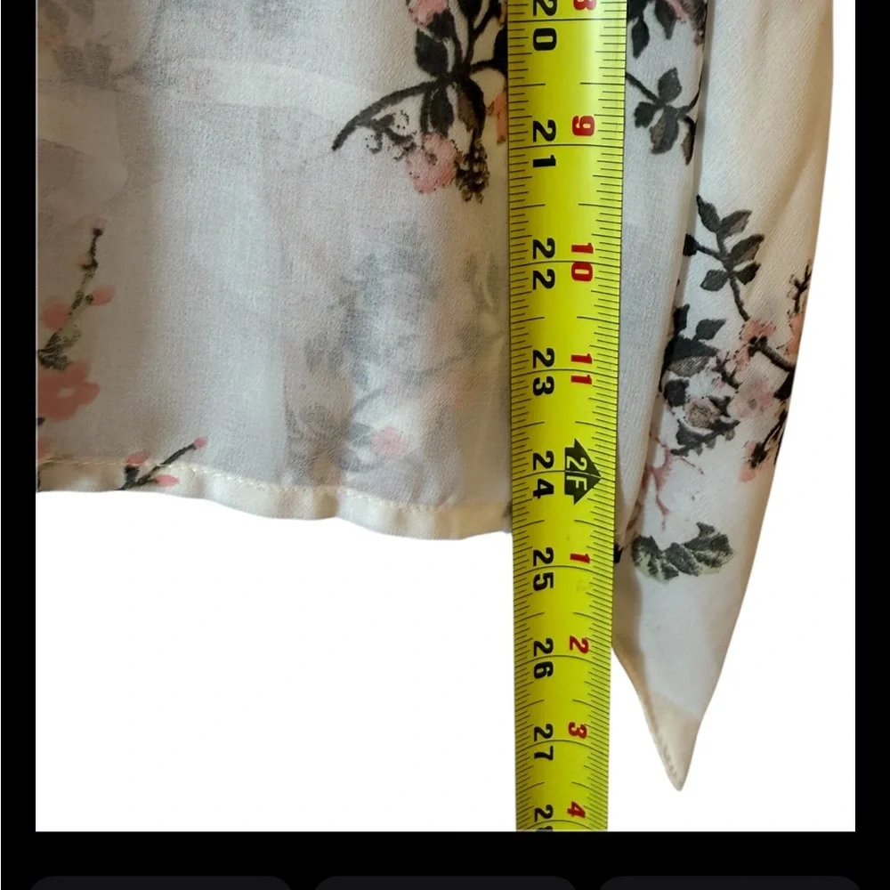 Forever 21 NWT Sheer Floral Halter Top Blouse Y2K Size Small